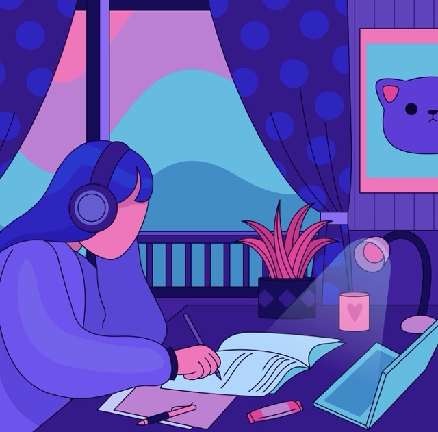 Farbige Illustration